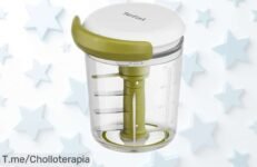 Picadora manual Tefal ultra rápida con 3 cuchillas inox, pica en solo 5 segundos y sin electricidad ¡Precio rebajado de forma brutal! Aprovecha este ofertón único antes de que se agoten las unidades disponibles