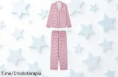 Pijama largo Women’secret Pink Hindu con estilo moderno y detalles únicos que ahora prometen un precio rebajadísimo para que disfrutes máxima comodidad sin igual corre antes de que desaparezca esta ganga única