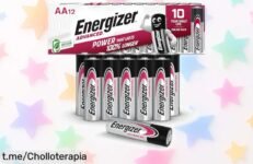 Pilas AA Energizer Advanced pack de 12 con súper duración y potencia que dura el doble ¡Precio rebajado por tiempo limitado para tus gadgets más exigentes, corre que vuelan este ofertón único!