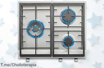 Placa de gas natural Teka EX 601 con 3 quemadores potentes y seguridad total rebajada a un precio que no creerás ¡No pierdas este ofertón porque vuelan rápido!