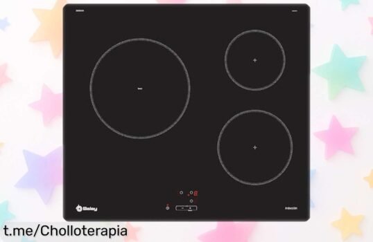 Placa de inducción Balay 3EB864EN rápido y sin marco diseñada para máxima seguridad infantil, ahora con un precio rebajadísimo que no puedes dejar pasar ¡Date prisa antes de que se agoten!