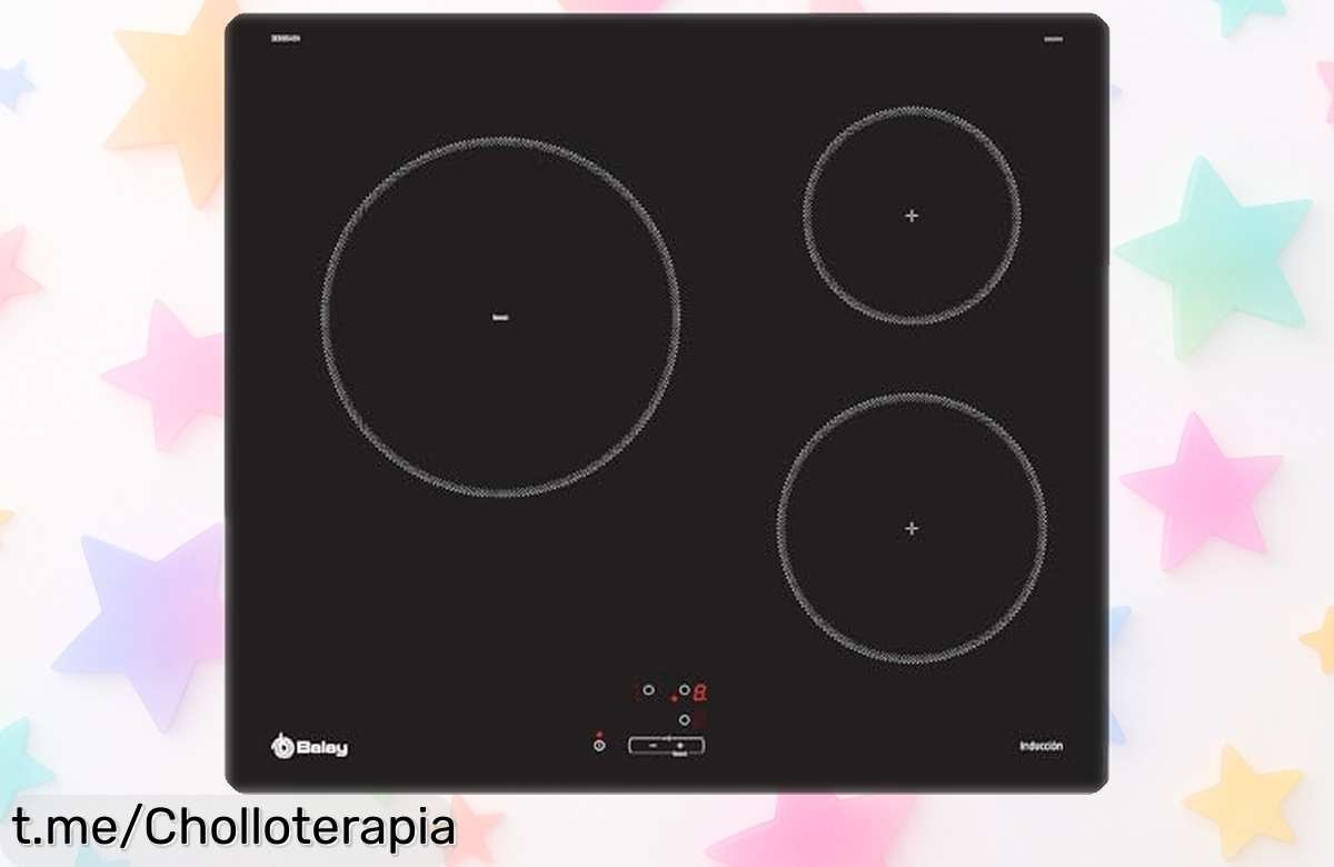 Placa de inducción Balay 3EB864EN rápido y sin marco diseñada para máxima seguridad infantil, ahora con un precio rebajadísimo que no puedes dejar pasar ¡Date prisa antes de que se agoten!