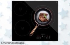 Placa de vitrocerámica Cecotec Bolero Squad V 3001 con tres fuegos y control táctil, ahora a precio rebajado que no se repetirá ¡un super chollo para equipar tu cocina ya!