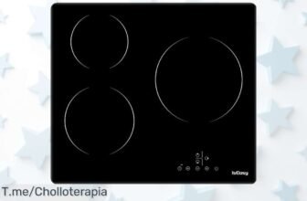 Placa vitrocerámica de 3 fuegos con control táctil y máxima potencia 5500W diseño empotrable rebajada para que la disfrutes ya sin pensarlo, oferta limitada corre antes que se acaben las unidades