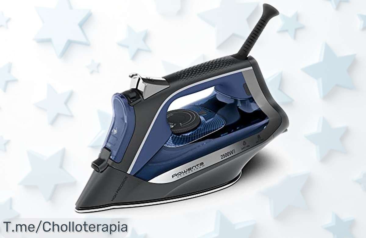 Plancha a vapor Rowenta Access Steam DW4301 con potencia brutal para borrar arrugas difíciles rápido, vapor preciso y antical incluido en un precio rebajado que no te puedes perder ¡Hazte ya con este super chollo antes de que se acabe!