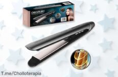 Plancha de pelo Cecotec RitualCare 880 con queratina que alisa y da brillo al instante ojo, precio rebajado solo para los más rápidos ¡date prisa antes que se acabe este ofertón!