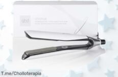 Plancha de pelo GHD Chronos profesional con tecnología HD para rizos y ondas perfectas, tres piezas en un super chollo con precio rebajado que no dura ni un segundo ¡consíguelo ya antes de que desaparezca!