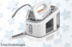 Plancha de vapor Braun CareStyle 3 IS 3132 con suela 3D que elimina arrugas en un instante Precio rebajado imperdible Deposito XL y tecnología iCare para mimar tu ropa Corre que se agota este super chollo