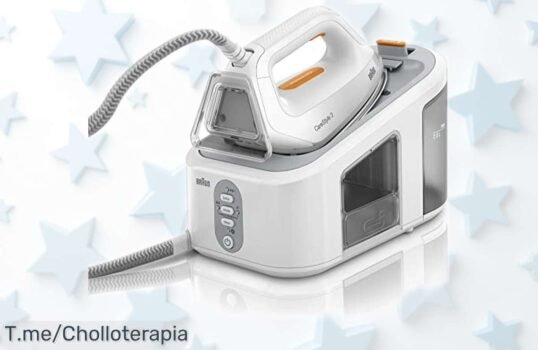 Plancha de vapor Braun CareStyle 3 IS 3132 con suela 3D que elimina arrugas en un instante Precio rebajado imperdible Deposito XL y tecnología iCare para mimar tu ropa Corre que se agota este super chollo