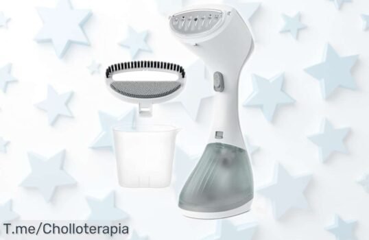 Plancha vertical de vapor AROEVE con depósito XXL y potencia top, precio rebajado para que elimines arrugas al instante ¡Corre que este super chollo no dura mucho y necesitas tenerla ya!