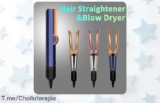 Plancha y secador 2 en 1 con iones negativos para un pelo de peluquería al instante precio rebajado sin igual aprovecha antes que se agoten las unidades este ofertón vuela rápido