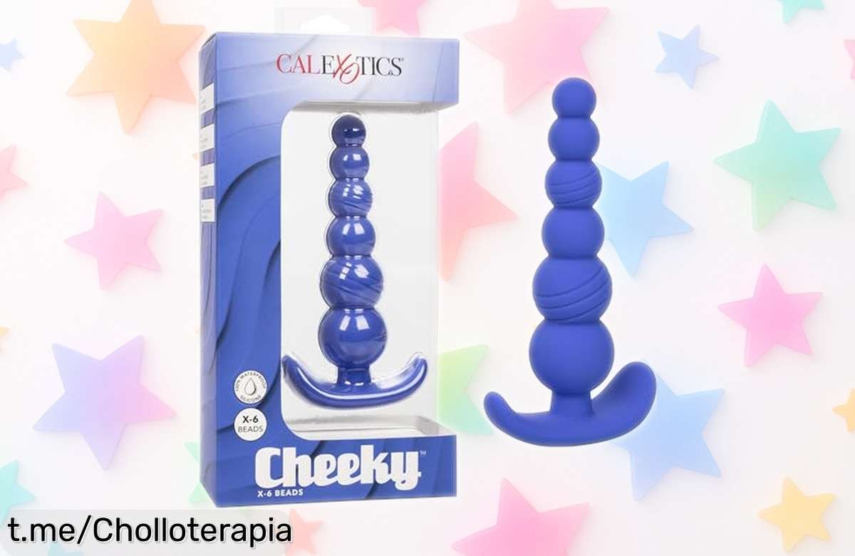 Plug anal cheeky x6 beads morado con diseño único y calidad premium a precio rebajado aprovecha este super chollo antes de que se agote corre rápido que volarán las unidades