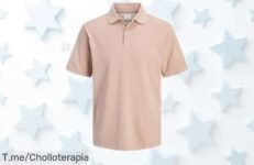 Polo Jack & Jones jprbluwilliam rosa polvo con estilo único y calidad que se siente al instante precio rebajado por tiempo limitado no te pierdas este súper chollo para destacar siempre a la moda ¡haz tuyo el look ya!