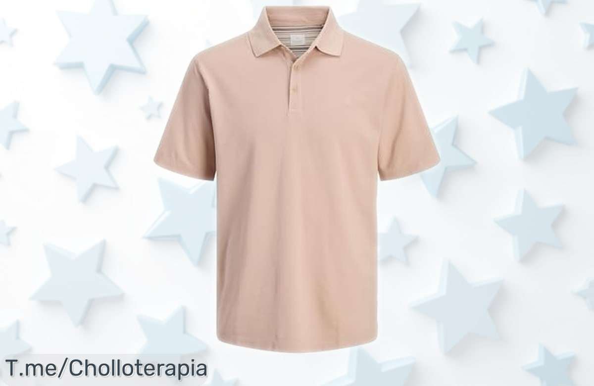 Polo Jack & Jones jprbluwilliam rosa polvo con estilo único y calidad que se siente al instante precio rebajado por tiempo limitado no te pierdas este súper chollo para destacar siempre a la moda ¡haz tuyo el look ya!