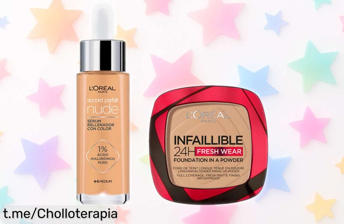 Polvos mate y sérum con color L’Oréal Infalible 24H a precio rebajado para una piel perfecta todo el día, aprovecha este super chollo que no dura mucho ¡corre antes de que desaparezca!