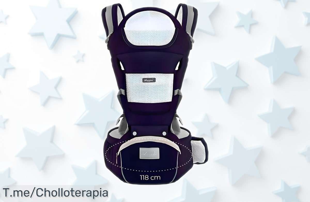 Portabebés 9 en 1 súper versátil y ligero con algodón transpirable para todas las estaciones a un precio rebajado que no se ve todos los días, llévate este super chollo antes de que desaparezca ¡no te quedes sin el tuyo!