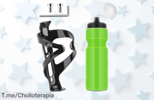 Portabidones para bici MTB y carretera Ainiv 750ml resistente y súper fácil de instalar con tornillos, ahora rebajado a precio muy bajo ¡hazte con este chollazo antes que se acabe!