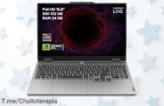 Portátil gaming Lenovo LOQ Gen 9 con Ryzen 7 y RTX 4050 a precio rebajado, pantalla 144 Hz y potencia brutal para jugar sin límites ¡No pierdas este super chollo que se va volando!