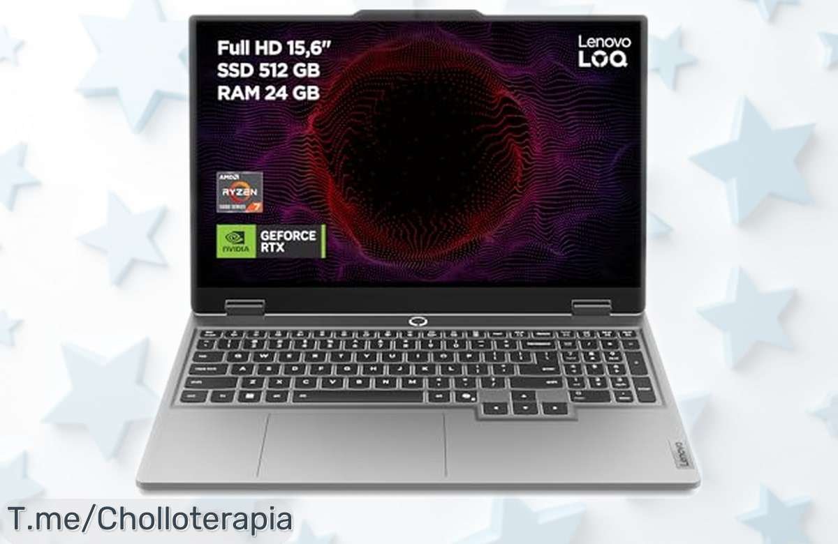 Portátil gaming Lenovo LOQ Gen 9 con Ryzen 7 y RTX 4050 a precio rebajado, pantalla 144 Hz y potencia brutal para jugar sin límites ¡No pierdas este super chollo que se va volando!