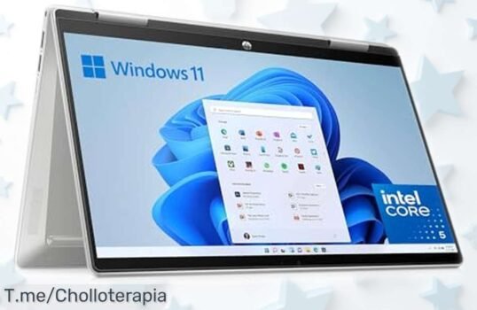 Portátil táctil HP Pavilion x360 14ek1050ns con i5 y disco de supervelocidad a precio rebajado es el ofertón que necesitas ¡la oportunidad se esfuma, cómpralo ya!