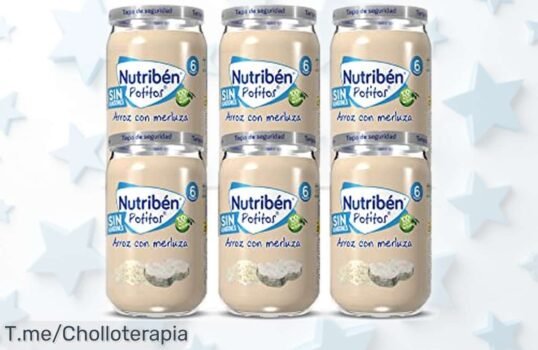 Potitos de merluza con arroz Nutribén, un chollazo sin sal ni añadidos para peques desde 6 meses, máxima calidad y seguridad garantizadas ¡Oferta rebajada por tiempo limitado que no puedes dejar pasar!