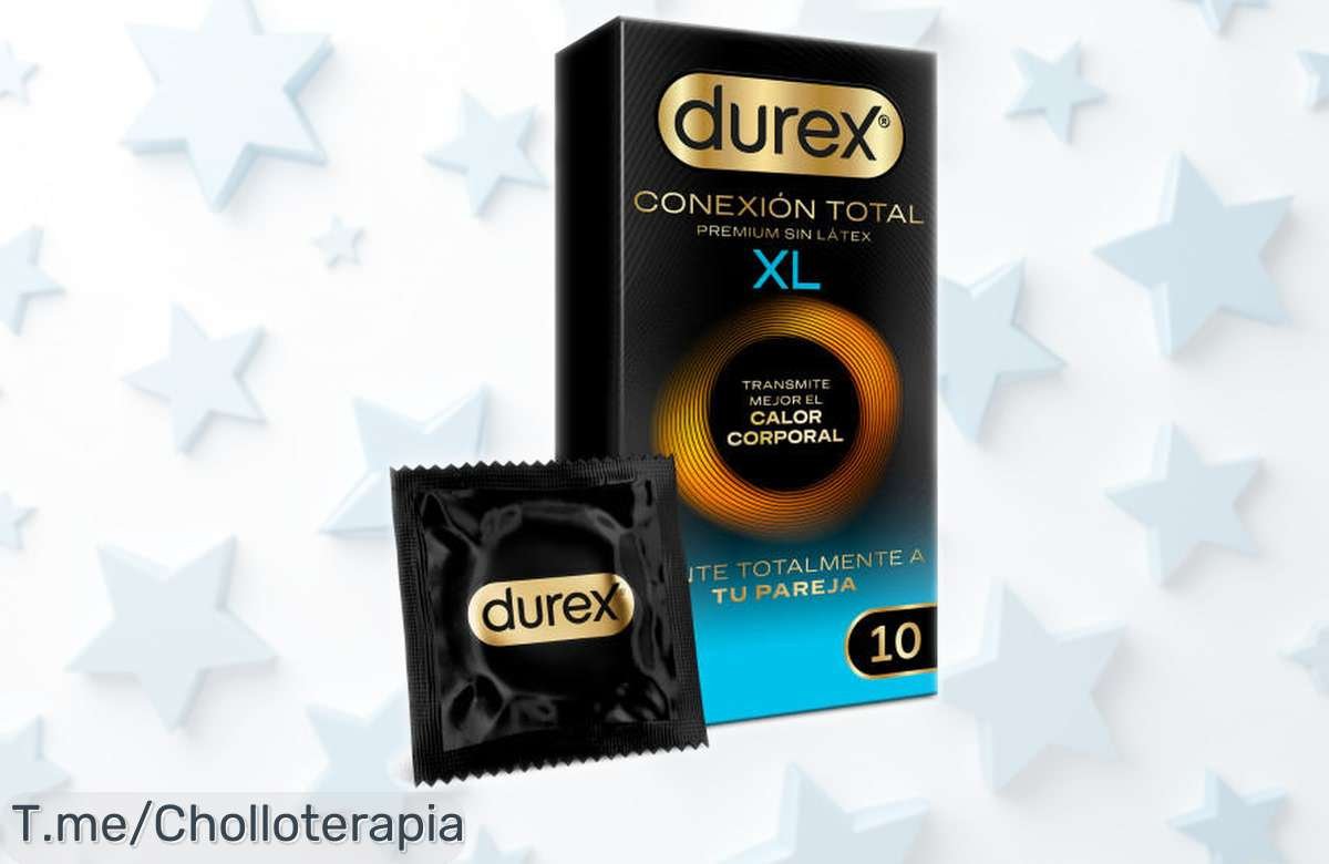 Preservativos ultra finos Durex Conexión Total XL 40 unidades con tecnología Body Feel y extra lubricados en un súper chollo con caída de precio brutal, ¡aprovecha este ofertón limitado antes que se acabe!