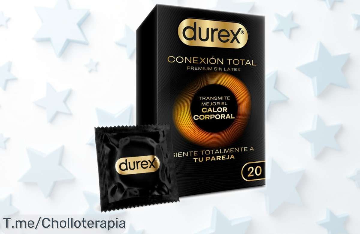Preservativos ultra finos Durex Conexión Total con tecnología Body Feel: siente el calor real al máximo en cada momento, ahora a precio rebajado por tiempo limitado ¡no pierdas este super chollo y consigue los tuyos ya!