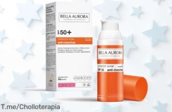 Protector solar Bella Aurora SPF 50+ para piel normal-seca con absorción rapidísima y efecto calmante, rebajado de precio por tiempo limitado ¡corre que vuelan estas unidades!