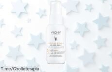 Protector solar facial Vichy Capital Soleil SPF50 con precio rebajado, máxima protección contra el sol y agua para lucir piel perfecta todo el día; corre que esta oferta limitada es un super chollo que desaparece rápido