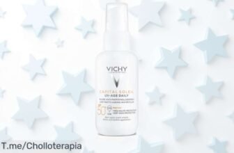 Protector solar facial Vichy Capital Soleil SPF50 con precio rebajado, máxima protección contra el sol y agua para lucir piel perfecta todo el día; corre que esta oferta limitada es un super chollo que desaparece rápido