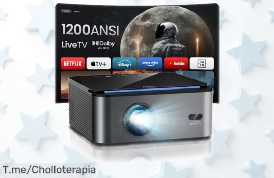 Proyector 4K Ares A2 con Dolby y altavoces HiFi rebajado para PS5 y Netflix sin anuncios una ganga que no durará mucho ¡corre a por este ofertón único!