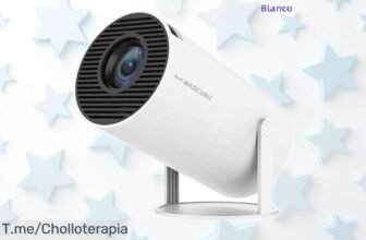 Proyector portátil Magcubic Pro con 4K Ultra HD y Android 11, imágenes súper claras y doble WiFi estable a precio rebajado espectacular ¡No dejes que se esfumen las pocas unidades disponibles!