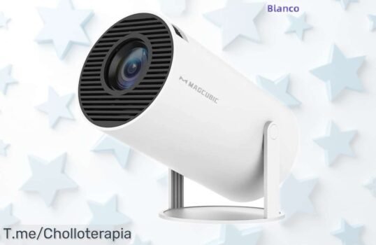 Proyector portátil Magcubic Pro con 4K Ultra HD y Android 11, imágenes súper claras y doble WiFi estable a precio rebajado espectacular ¡No dejes que se esfumen las pocas unidades disponibles!