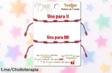 Pulsera roja de 7 nudos con amuleto anticrisis diseño artesanal en pack doble precio rebajado ¡La buena suerte llama a tu puerta y esta oferta vuela!