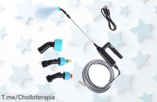 Pulverizador eléctrico para plantas con boquillas ajustables y batería recargable rebajado espectacularmente ¡remata tus tareas sin sudar y aprovecha este ofertón antes que desaparezca!