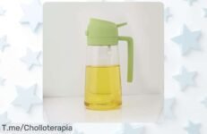 Pulverizador y botella de aceite YARRAMATE 2 en 1, vidrio resistente de 500 ml con precio rebajado irresistible para tus barbacoas ¡No esperes más que vuelan estas unidades únicas!