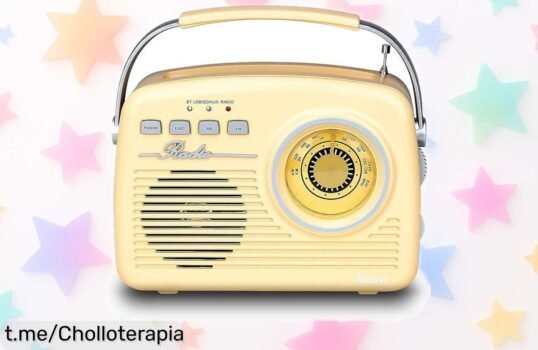 Radio vintage bluetooth Lauson portátil con batería recargable y USB rebajado: sonido retro único que no volverá, aprovecha esta oferta limitada y llévate este chollazo ya antes de que desaparezca