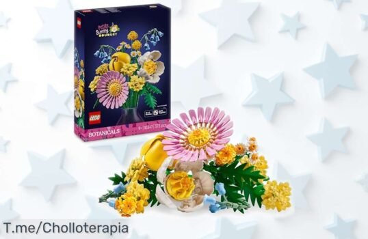 Ramillete de flores LEGO Botanicals 10347 con margaritas y tulipanes montaje creativo precio rebajado un ofertón que no puedes dejar pasar ¡hazte ya con este super chollo antes que se acabe!