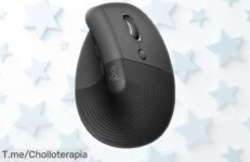 Ratón ergonómico vertical Logitech Lift con clics silenciosos y conexión inalámbrica, batería hasta 2 años en oferta con precio rebajado para que no pierdas este super chollo ¡corre que vuelan!