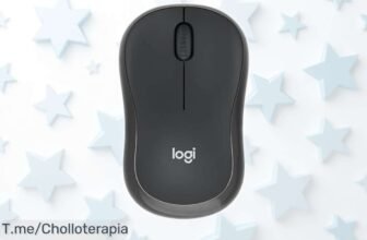 Ratón inalámbrico Logitech M240 silencioso con Bluetooth, batería duradera de 18 meses y precio rebajado que no vuelve: ¡despídete del ruido y los cables ya! Corre que vuelan estas unidades a super chollo