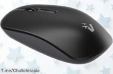 Ratón inalámbrico VulTech MW10 con clics silenciosos y sensor 1600 DPI precio rebajado super chollo conexión rápida sin cables oferta limitada compra ya antes que vuelen