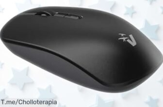 Ratón inalámbrico VulTech MW10 con clics silenciosos y sensor 1600 DPI precio rebajado super chollo conexión rápida sin cables oferta limitada compra ya antes que vuelen