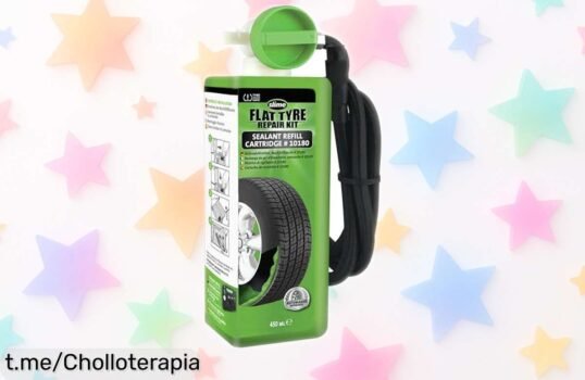 Recarga rápida Slime 10180 para pinchazos con precio rebajado que te saca del apuro al instante y aguanta hasta 160 km no pierdas este super chollo por tiempo limitado ¡dale ya!