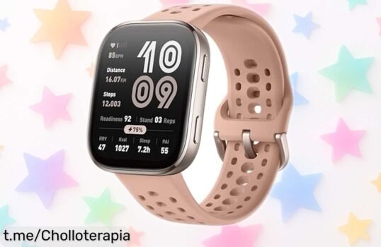 Reloj inteligente Amazfit Bip 6 con pantalla AMOLED vibrante, batería que dura dos semanas y GPS exacto, ahora rebajado en un super chollo que vuela ¡Nadie se lo quiere perder!