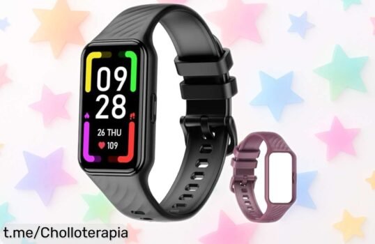 Reloj inteligente Blackview con pantalla de 147” y más de 100 modos deportivos rebajado a precio loco para que controles tu salud, pulso y oxímetro ¡Super chollo con batería potente! Oferta limitada, no lo pienses más y hazte ya con él