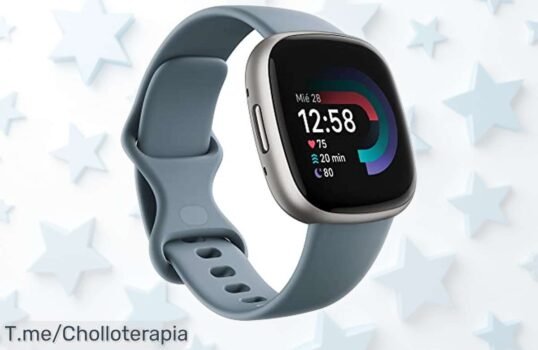 Reloj inteligente Fitbit Versa 4 azul con batería extra larga y resistencia al agua rebelado en un super chollo por tiempo limitado ¡no dejes que se escape!