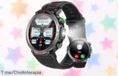 Reloj inteligente IFMDA con pulsómetro y linterna LED real, más de 100 modos deportivos en una caída de precio nunca vista ¡Corre que vuelan estas unidades rebajadas!