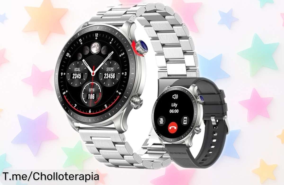 Reloj inteligente Riversong para hombre con pantalla AMOLED y más de 100 modos deportivos rebajado a precio loco aprovecha esta oferta limitada ¡no lo dejes pasar!