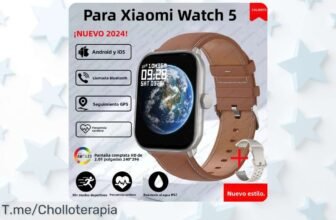 Reloj inteligente Xiaomi 5 con pantalla HD AMOLED y monitor cardíaco, 100+ modos deportivos y llamadas Bluetooth a un precio rebajado que vuela ¡no dejes pasar este super chollo por tiempo limitado!