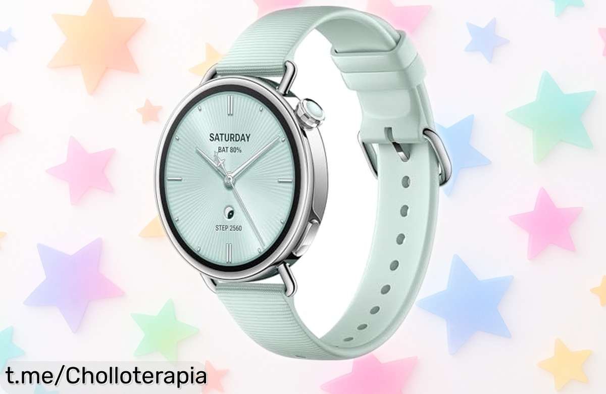 Reloj inteligente Xiaomi Watch S4 41mm diseño premium y correa verde menta con salud controlada y llamada rápida, precio rebajado irresistible que vuela ¡date prisa o lo perderás!